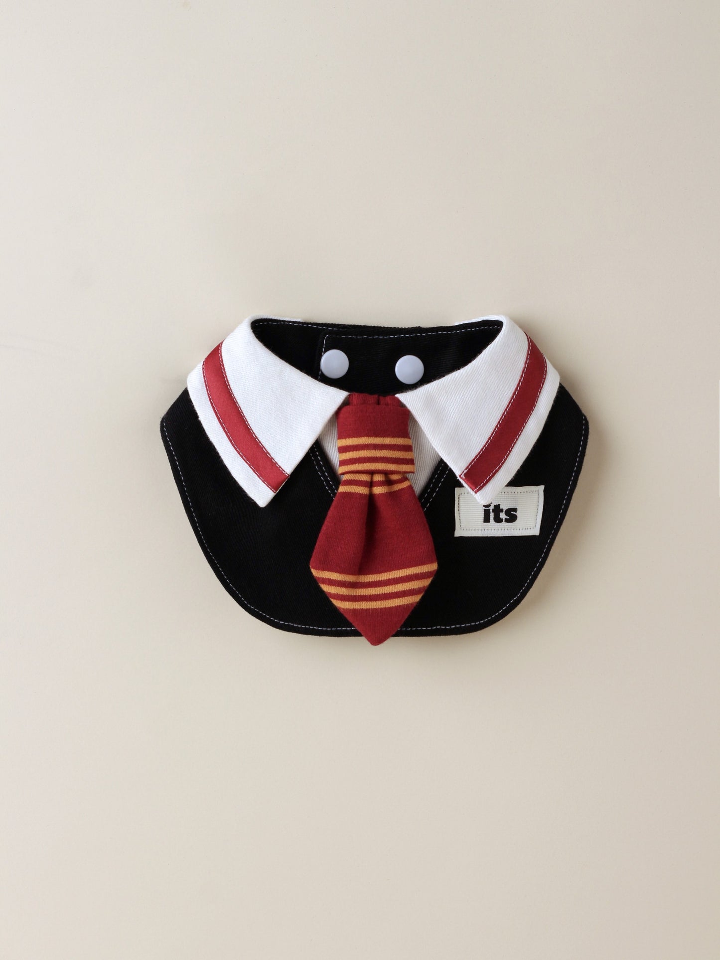 ♥College Red♥ Drool Bib with College Style