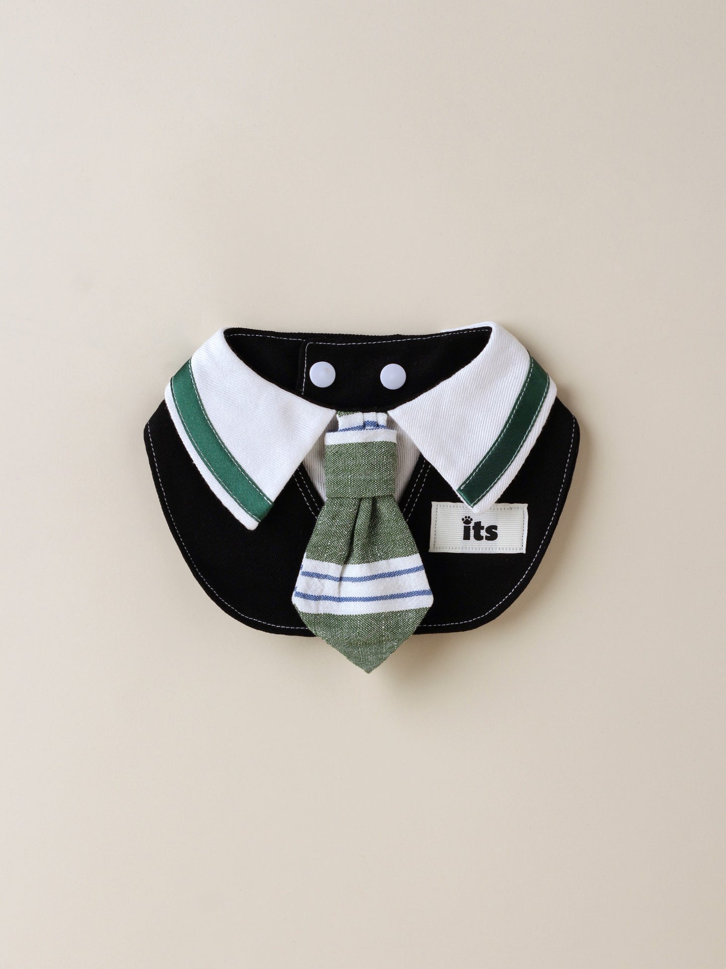 ♥College Green♥ Drool Bib with College Style