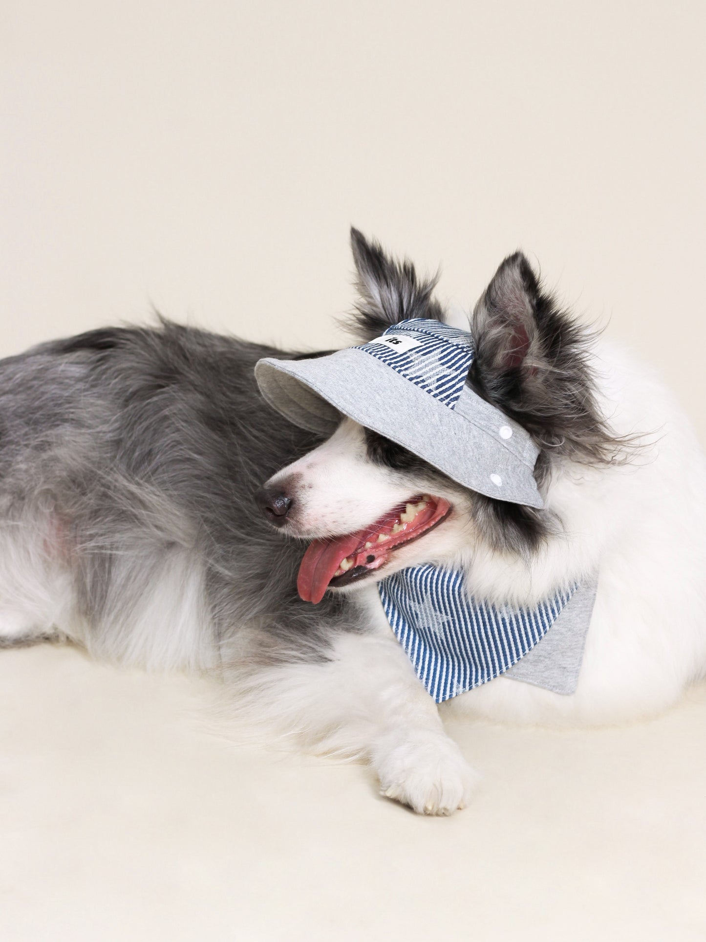 ♥Baseball Caddy♥ Outdoor Hat & Drool Bib with Strips & Stars