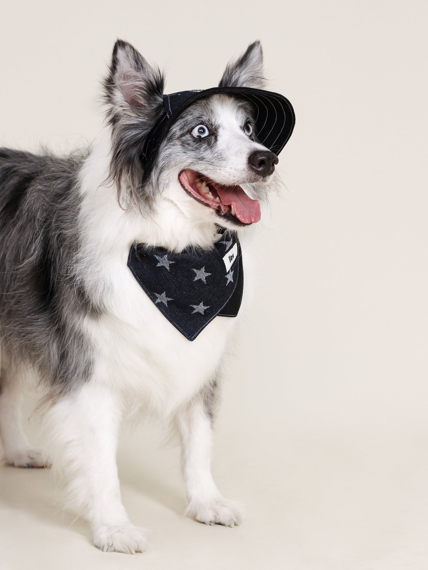♥Stars Lover♥ Outdoor Hat & Drool Bib with Cowboy Look