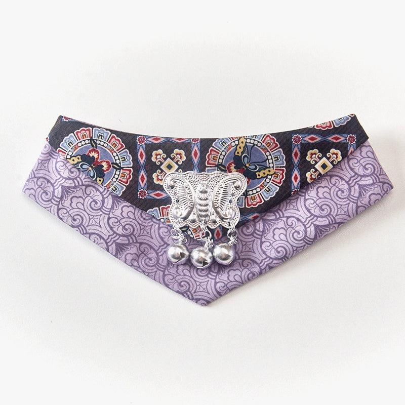 ♥Miao ethnic♥ Neo-Chinese Style triangular scarves, and collars for Cats & Dogs, Hand-made