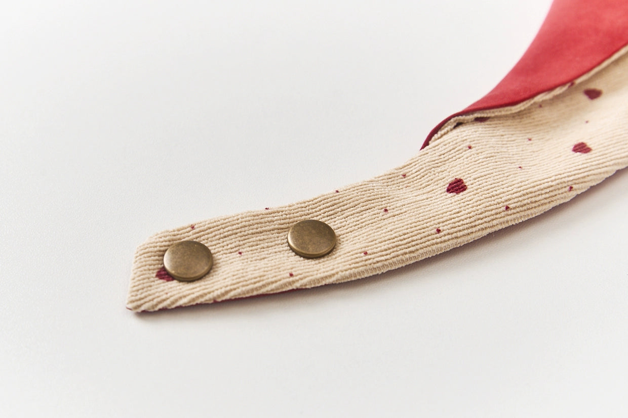 My Heart Barks: Christmas-themed costume bandanas, triangular scarves, accessory and collar for cats and dogs with a heart pattern,Customizable name tag