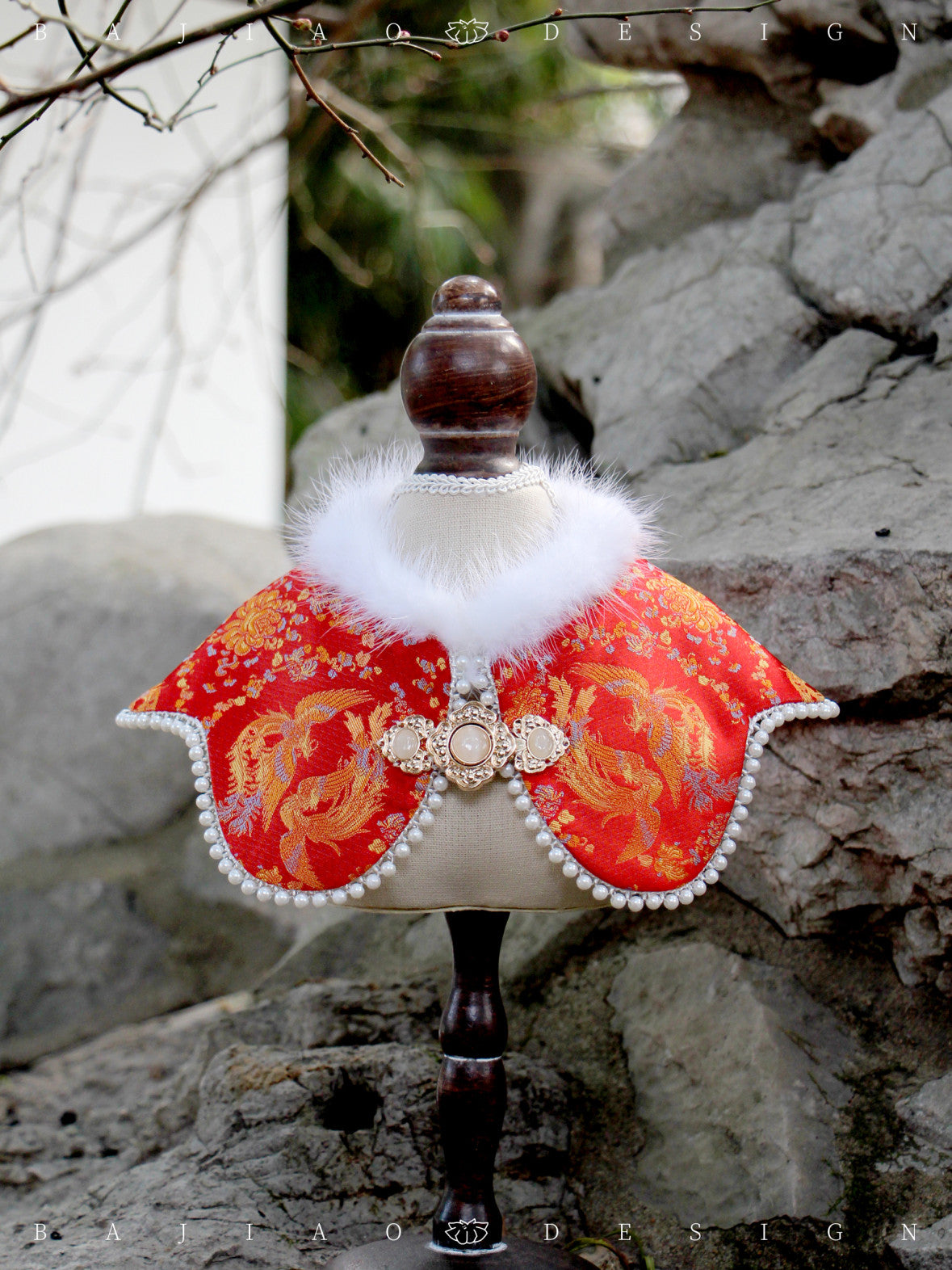 ♥Queen's Arrival~♥ Neo-Chinese Style Cat & Dog Cloud Collar Bib, Hand-made/Limited Edition