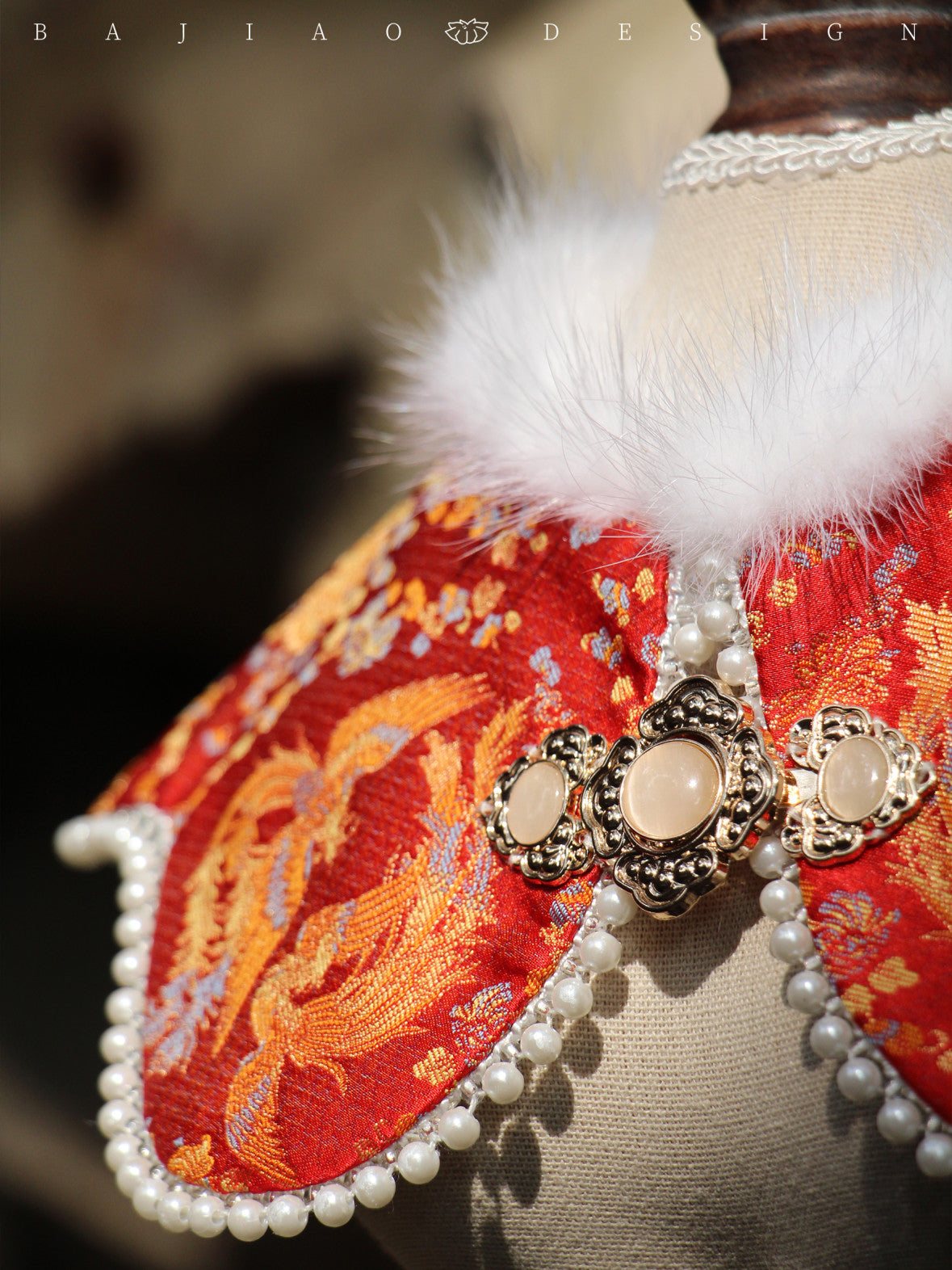 ♥Queen's Arrival~♥ Neo-Chinese Style Cat & Dog Cloud Collar Bib, Hand-made/Limited Edition