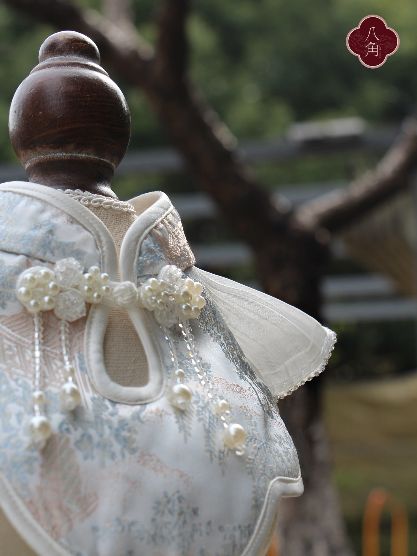 ♥Oh My Angel~♥ 'Rippling Cloud' Neo-Chinese Style Cat and Dog Shawls & Drool Bibs, Hand-made/Limited Edition