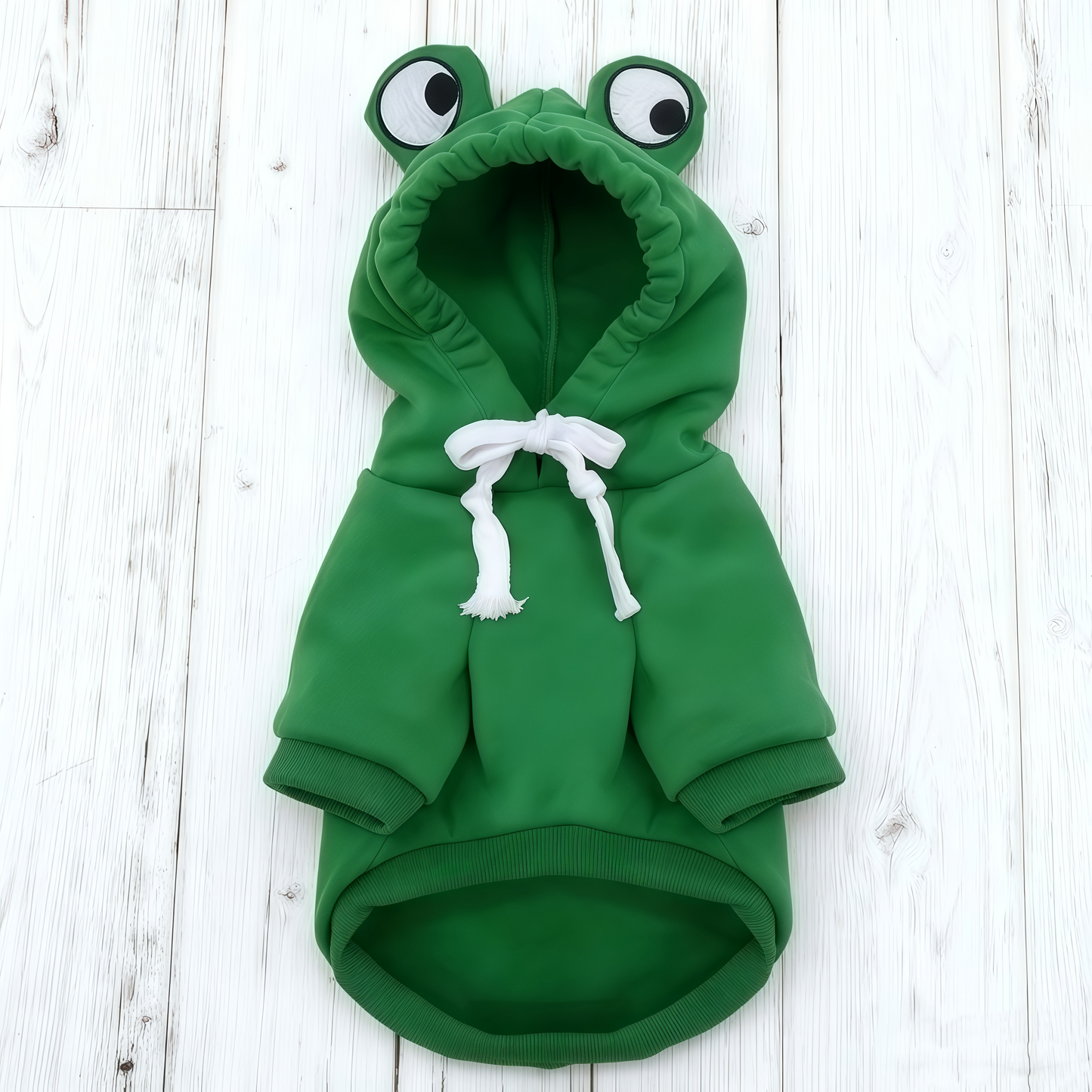 Dog Hoodie Basic Sweater Coat Cute - Frog Shape Warm Jacket Pet Cold Weather Clothes Outfit Outerwear for Cats Puppy Small Medium Dogs