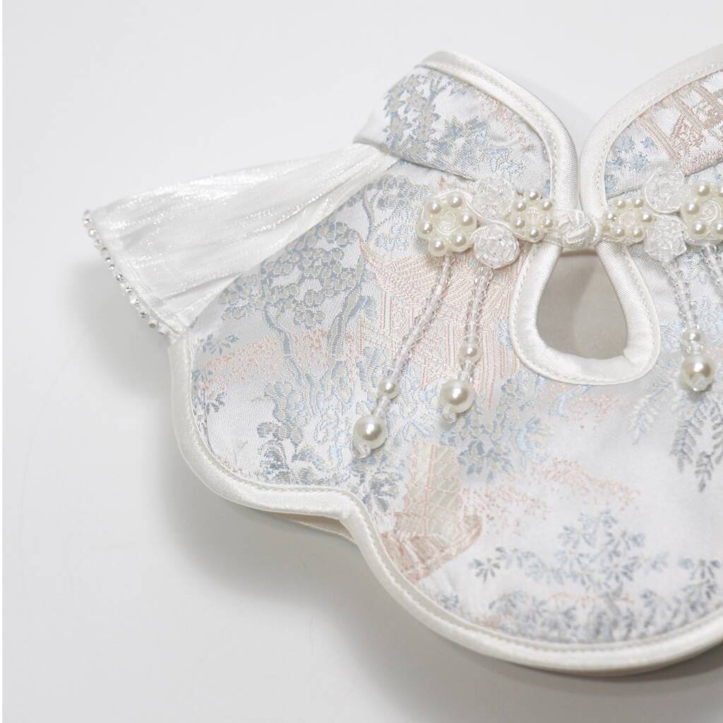 Angel's Rippling Cloud: Neo-Chinese Style costume bandanas, triangular scarves, accessory and collar for dogs & cats, Hand-made/Limited Edition